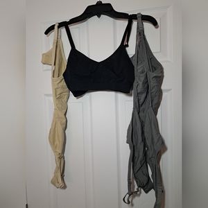 Kalon Bras - 1 Black and Beige, 2 Grey